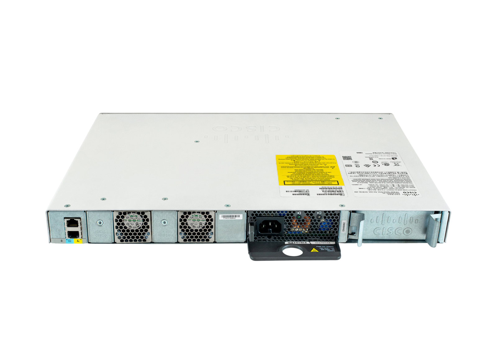 Cisco C9200L-24T-4G-E rear view