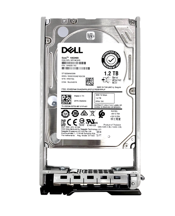Dell 1.2TB 10K RPM SAS 12Gbps ISE 2.5" HDD