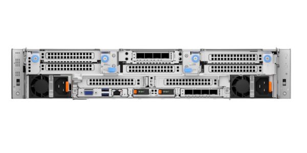 Dell PowerEdge R7725 rack server rear view
