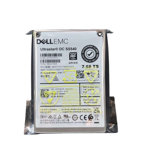 Dells EMC SS540 7.68TB 2.5 Inch SAS 12Gbps 2.5" SFF – front view
