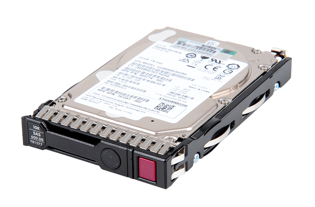 HPE 600GB 10K RPM SAS 12Gbps 2.5" SFF HDD