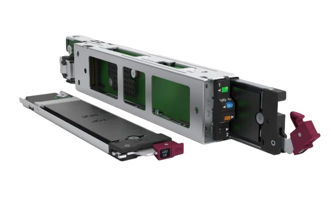 HPE NS204i-u Gen11 NVMe Hot-Plug Boot Optimized Storage Device – front view