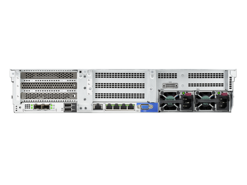 HPE ProLiant DL380 Gen10 rear view
