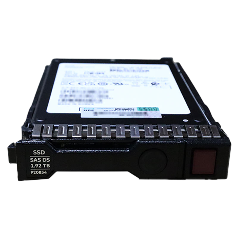 HPE 1.92TB SAS 12Gbps 2.5" SFF SC Read Intensive SSD (Gen10) – front view