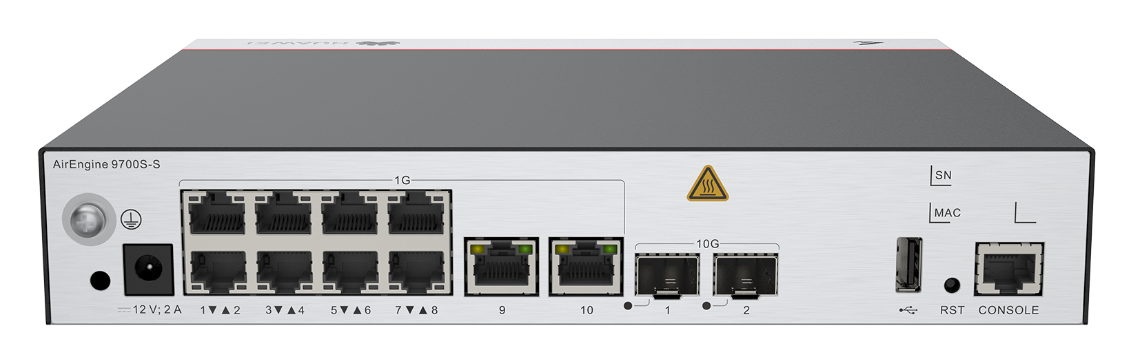 Huawei AirEngine 9700S-S-8AP rear view
