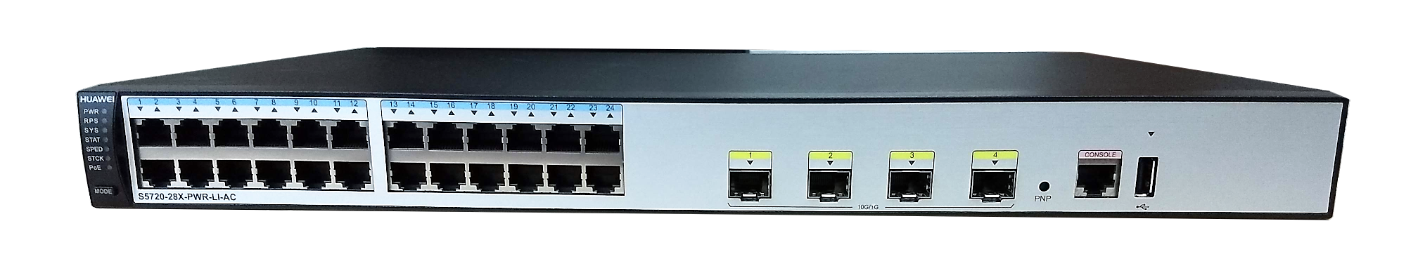 Huawei S5720-28X-PWR-LI-AC switch – front view