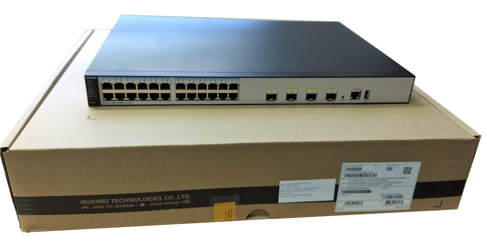 Huawei S5720SV2-28P-LI-AC rear view