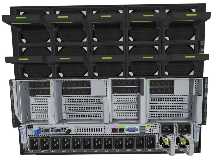 Huawei xFusion FusionServer G8600 V7 rear view