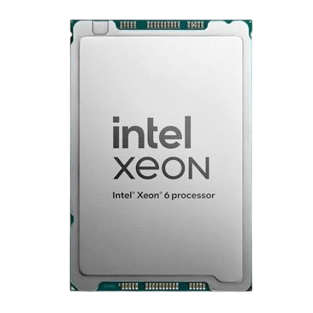 Intel Xeon 6505P | 12C/24T | 2.20GHz | Up to 4.10GHz Turbo – front view